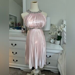 Sequin Hearts Light Pink Dress